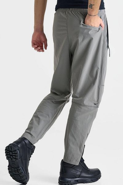 Nike Tech Woven Men's Taper Leg Pant Parachute Fabric Men's Sweatpants Dark Gray