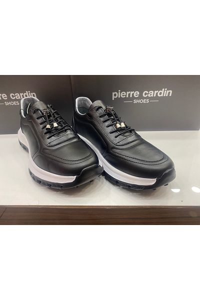 Pierre Cardin Daily Genuine Leather Full Orthopedic Light Black Casual Shoes