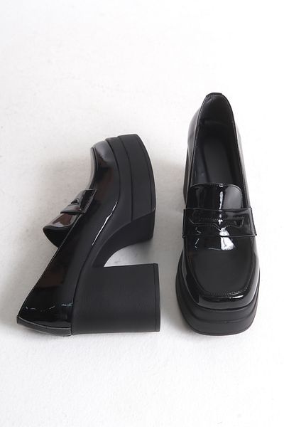 Shoesers Дамски мокасини със специален дизайн на платформа и ток