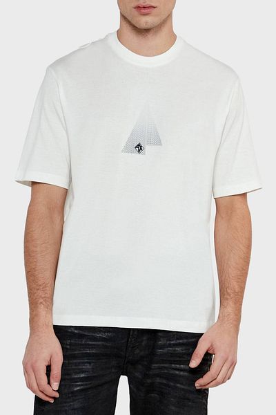 Armani Exchange Armani Exchage Logo Printed 100% Cotton Regular Fit Crew Neck t Shirt Men t Shirt Xm 000270   Af1