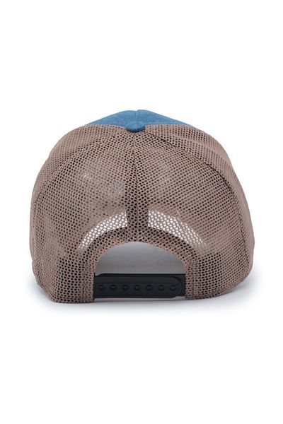 Trucker Mickey Hand Model Interchangeable Crest Mesh Cap Suede Jeans