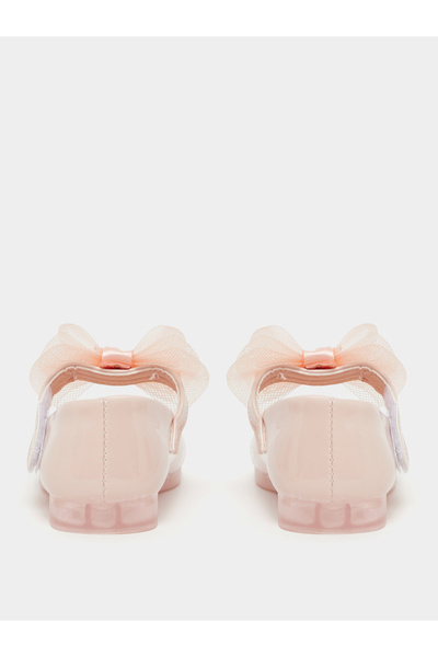 Styli Flower Corsage Flat Ballerinas Shoes