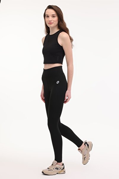 Lotto W-Bsc Pes Leggins 5Fx Black Women's Leggings
