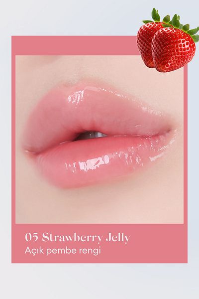Missha Gel-Structured Tint That Offers a Natural and Bright Look a'Pieu Juicy Pang Jelly Tint (05 Strawberry Jelly)