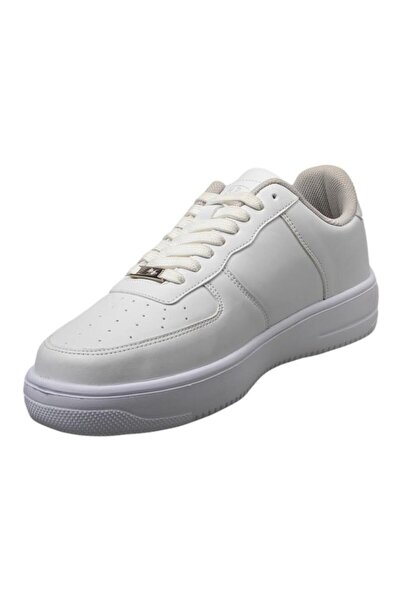 M.P. Lace-Up Comfort Sole Walking Shoes White Sneaker Walking Shoes