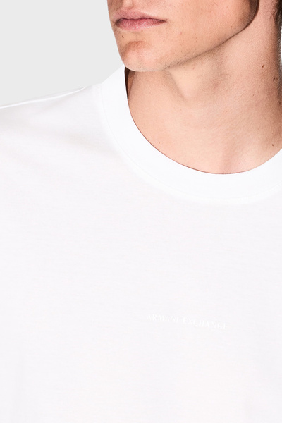 Armani Exchange Armani Exchage 100% βαμβακερό κανονικό μπλουζάκι με λαιμόκοψη ανδρικό μπλουζάκι XM 000533 AF10364 U0009