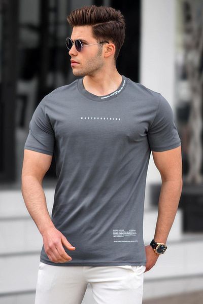 Madmext Ανδρικό T-Smoked Printed T-Shirt 5258