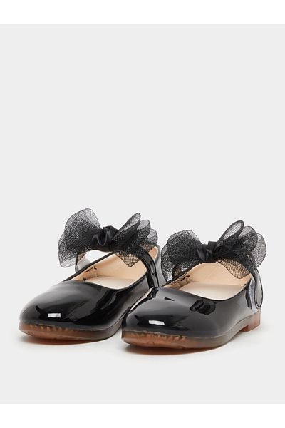 Styli Flower Corsage Flat Ballerinas Shoes
