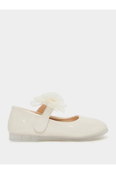 Styli Flower Corsage Flat Ballerinas Shoes
