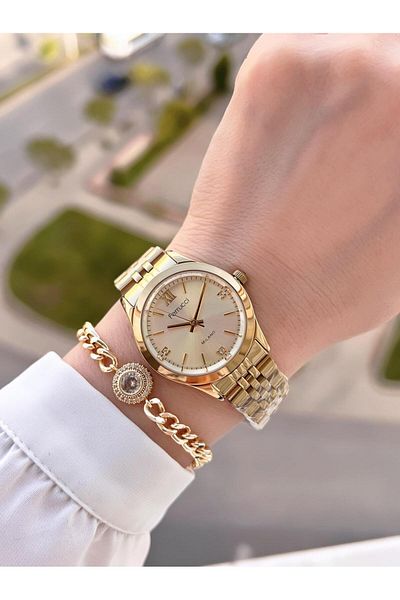 Ferrucci Steel Cord Blackening Color Does Not Throw 2 Years Guarantee Women Wrist Watch+Bracelet F.03536.02