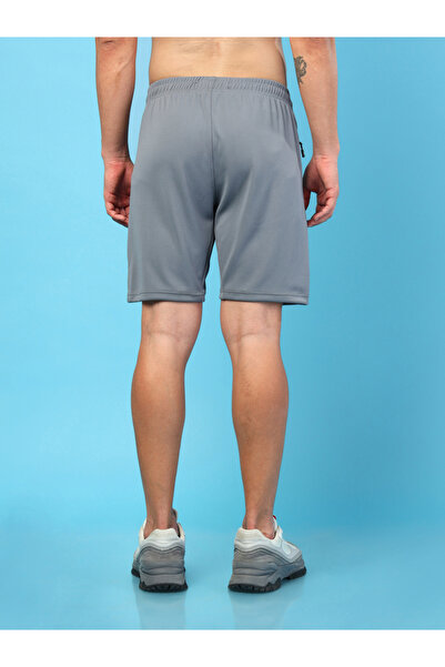 Technosport By Styli Men Solid Slim Fit Sports Shorts with TECHNO DRY