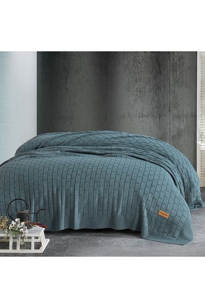 Homelux Pătură tricot Melody 220x240 cm, verde