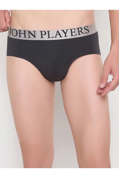 John Player By Styli Pack of 2 - Logo Print Waistband Briefs