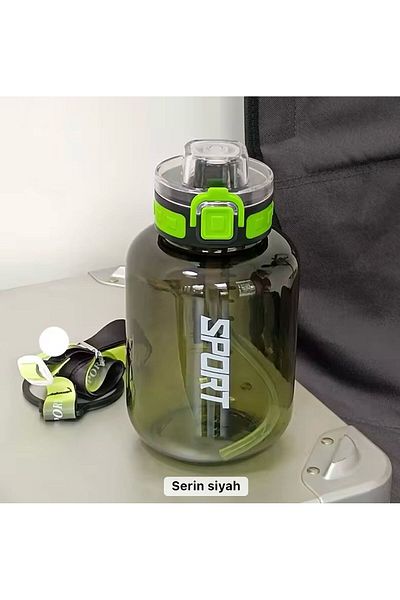 XTRIKE ME Water Bottle with Straw 1100 ml Bpa Free Water Bottle