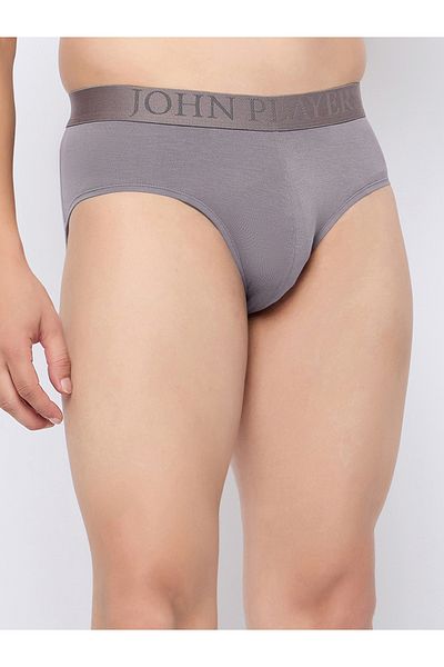 John Player By Styli Pack of 2 - Logo Detail Waistband Briefs