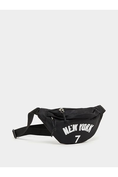 Styli Slogan Print Waist Belt Bag