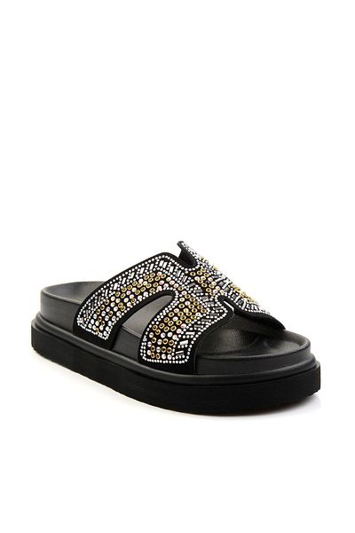 Bambi Black Women's Slippers K 04429320187