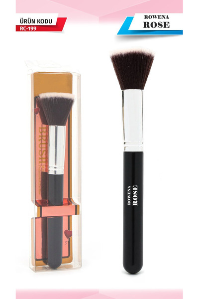 ROWENAROSE Makyaj Fırçası, Yıkanabilir, Dökülme Yapmaz, Ipek Sentetik