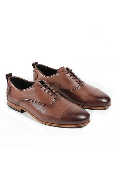 TETRİ Antique Model Genuine Leather Men's Brown Men's Shoes