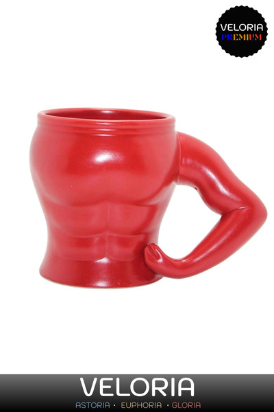 Veloria Premium Decorative Stylish Gift for Lover Friend Porcelain Body Designed Mug Cup 10 X 14 cm