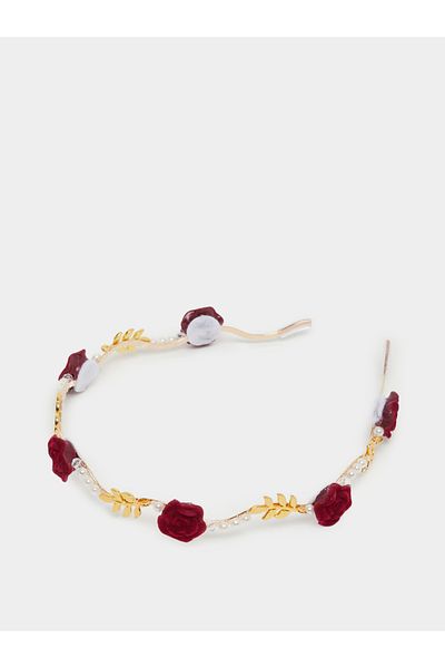 Styli Embellished Faux Pearl Headband