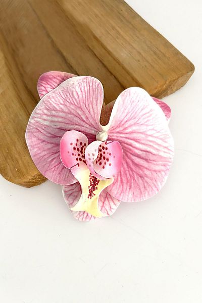 New Obsessions Pens-Aloha Orchid Flower Ornate Multi-Purpose Pen Buckle