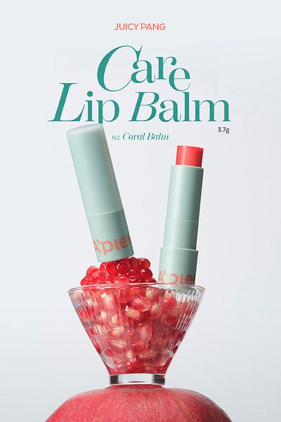 Missha Non-Sticky Colorful Lip Balm a'Pieu Juicy Pang Care Lip Balm (02 Coral Balm)