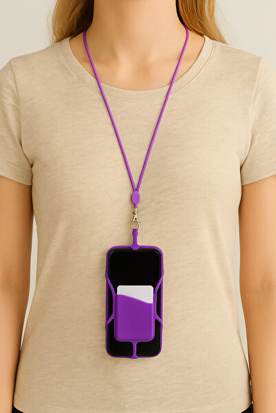 Arma House Purple Strap Phone Case Compatible with All Phones