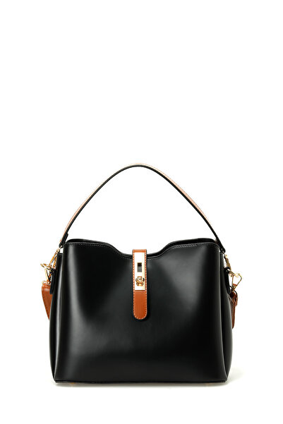 Polaris NTRL KLT DTY KL 5FX Siyah Kadın Kol Çantası