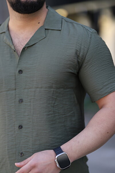 Klothy Ανδρικό κοντομάνικο πουκάμισο με γιακά 2305-1