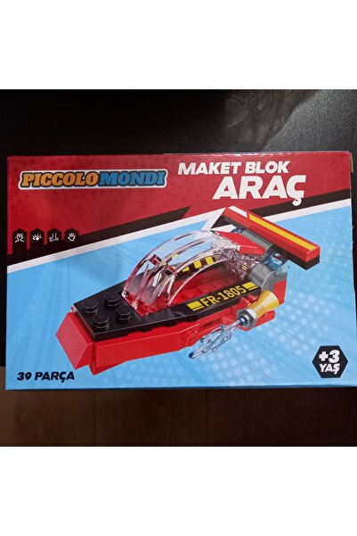 Piccolo Mondi 39 Parça Maket Blok Araç