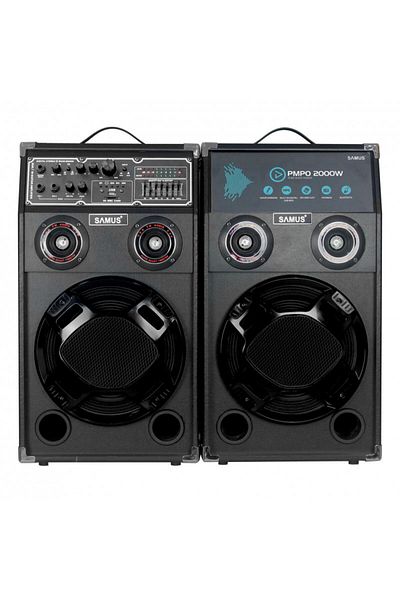 Samus Set Boxe Audio Samus Twin Sound 10 Black