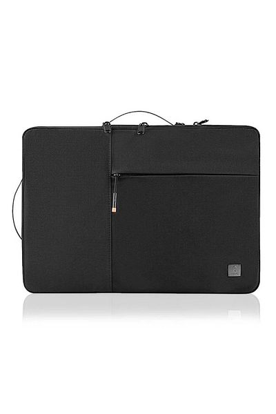 WIWU Alpha Laptop Bag with Internal Pockets and Shock-Resistant Edges in Black