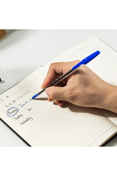 Deli Ball Point Pen BLUE EQ4-BL