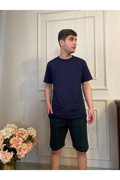 DÜVEN Ανδρικό σορτς με κοντό μανίκι Crew Neck