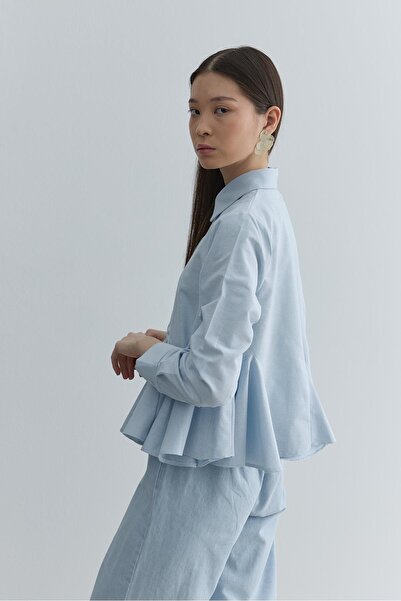 Fahhar Godeli Short Shirt Blue