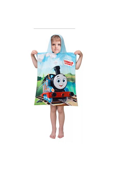Thomas&Friends Children's poncho towel, 100% cotton, 50x115 cm, multicolor, Thomas and Friends
