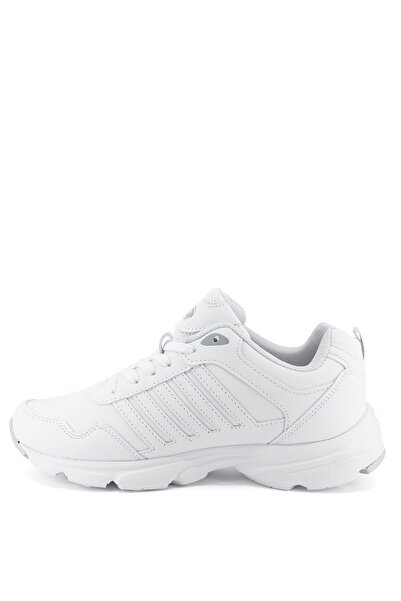 M.P. Günlük Comfort Taban Bağcıklı Kadın Yürüyüş Ayakkabısı Ayakkabı Beyaz