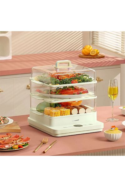 Generic Linrod 1200W 3-Tier Electric Steamer