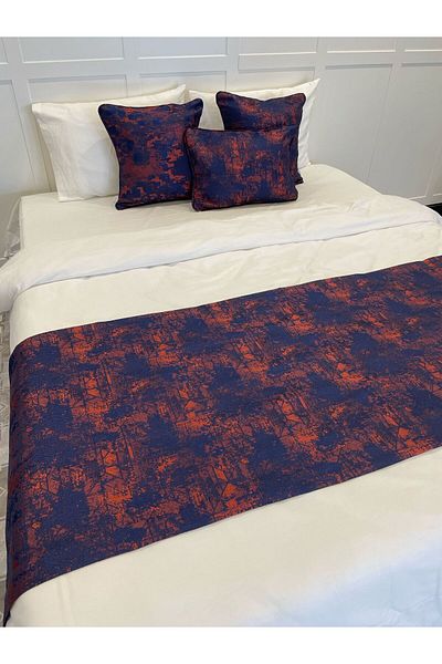 Lucien Home Bed Runner Throw Pillow Set