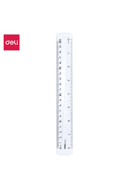 Deli Deli Ruler TRANSPARENT EG00212
