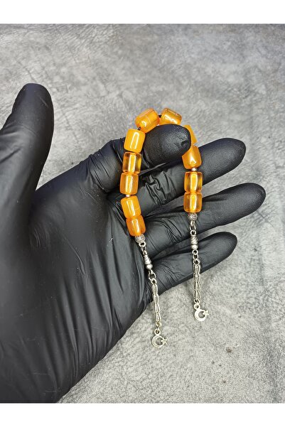 Mos Tespih Zaza Sallamalik Mărgele de rugăciune din chihlimbar de înaltă cali...