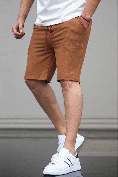 Madmext Καφέ Basic ανδρικό σορτς 5438