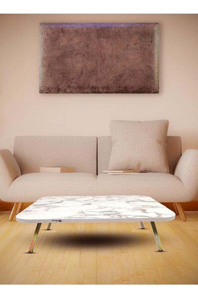 Living Foldable Floor Coffee Table for Living Room and Kitchen