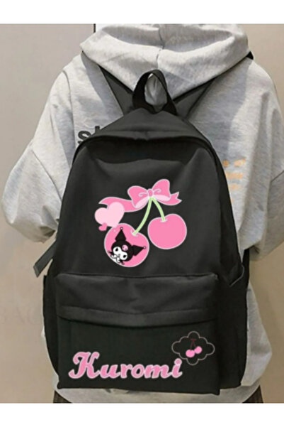 DEEFWEAR Dreich Kuromi Cherry Pink Detail School, Classroom, Course Backpack