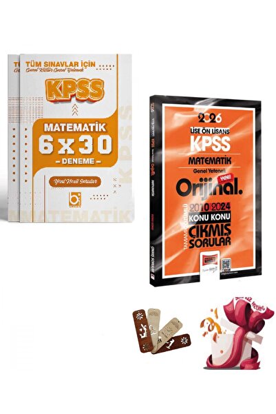 Yargı Yayınları Yargı 2026 KPSS Lise-Önlisans Matematik Orijinal 2010-2024 Ko...