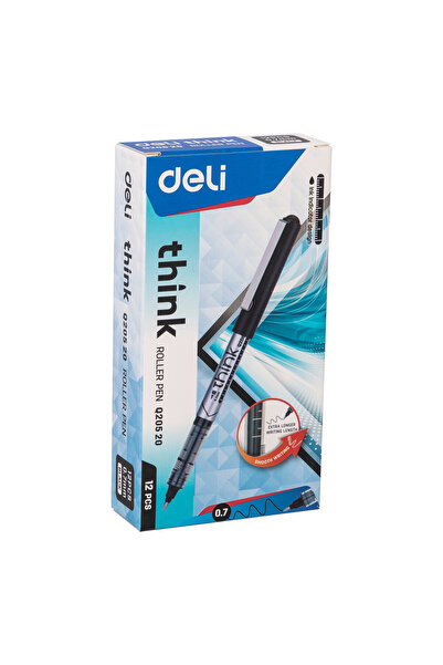 Deli قلم حبر جاف أسود EQ20520