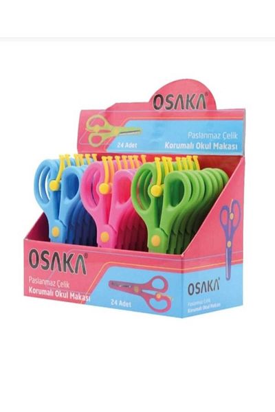 Osaka Protected Blunt Tip Children's Scissors 3 Pcs