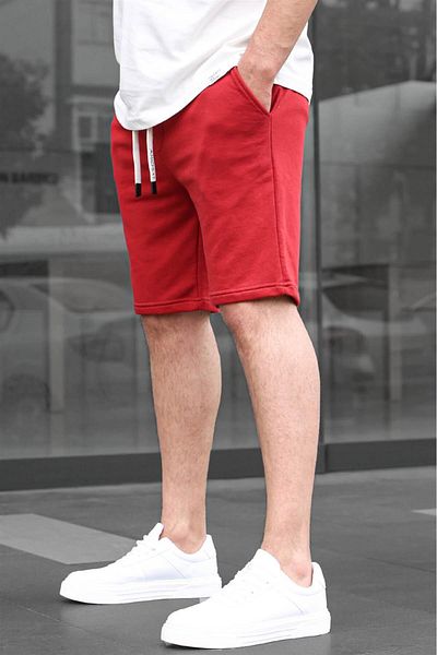 Madmext Ανδρικό σορτς Claret Red Basic 6505