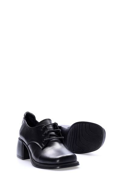 FAST STEP Genuine Leather Women's Thick Heeled Shoes 217Za801